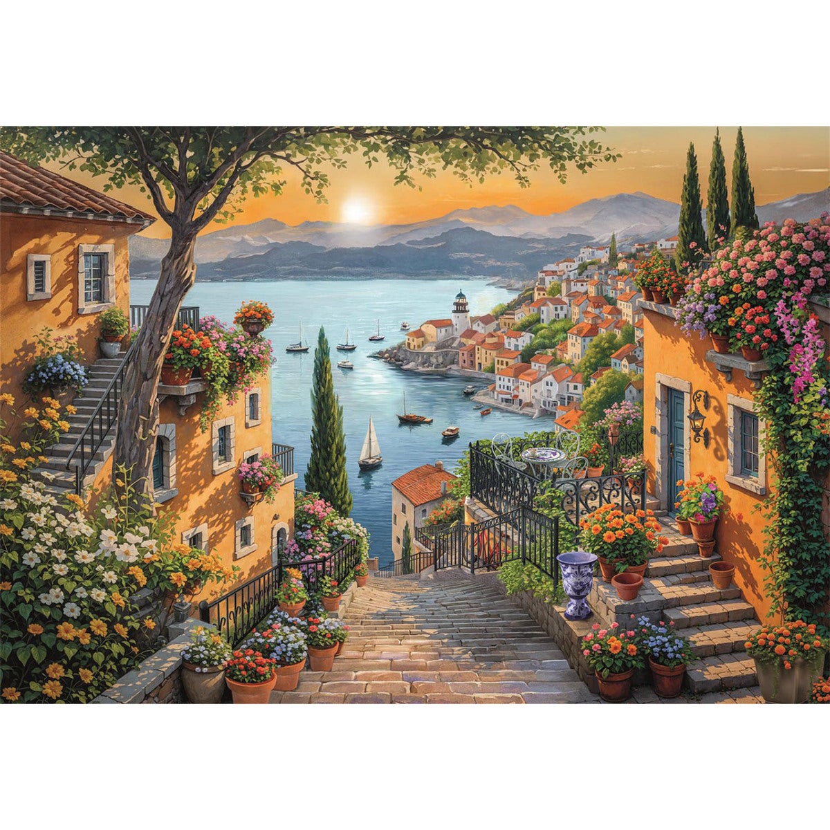 Puzzle 1500 Pcs CB High Quality Collection Steps To The Harbour