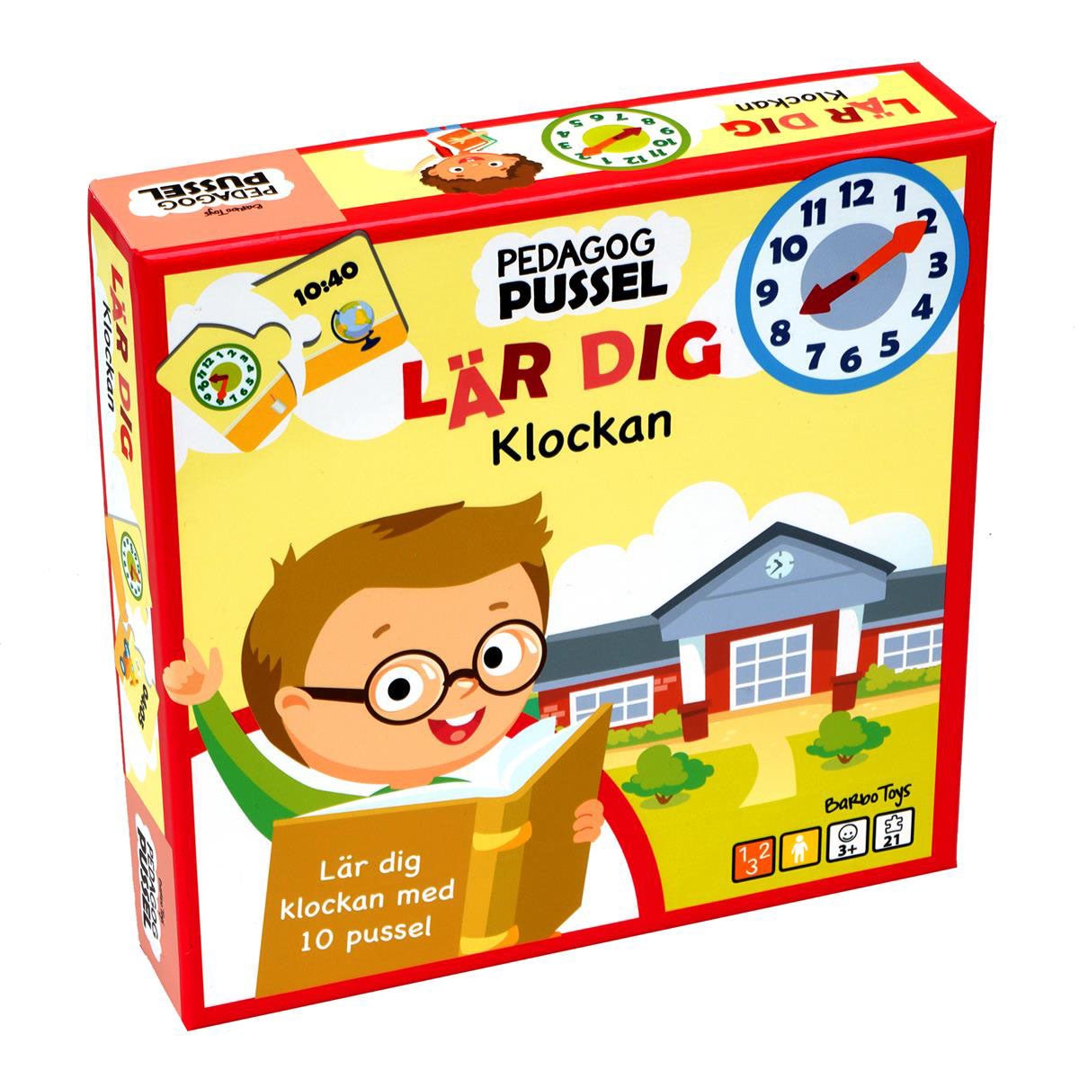 Puslespill Classic Pedagog Pussel Lär Dig Klockan (SE)