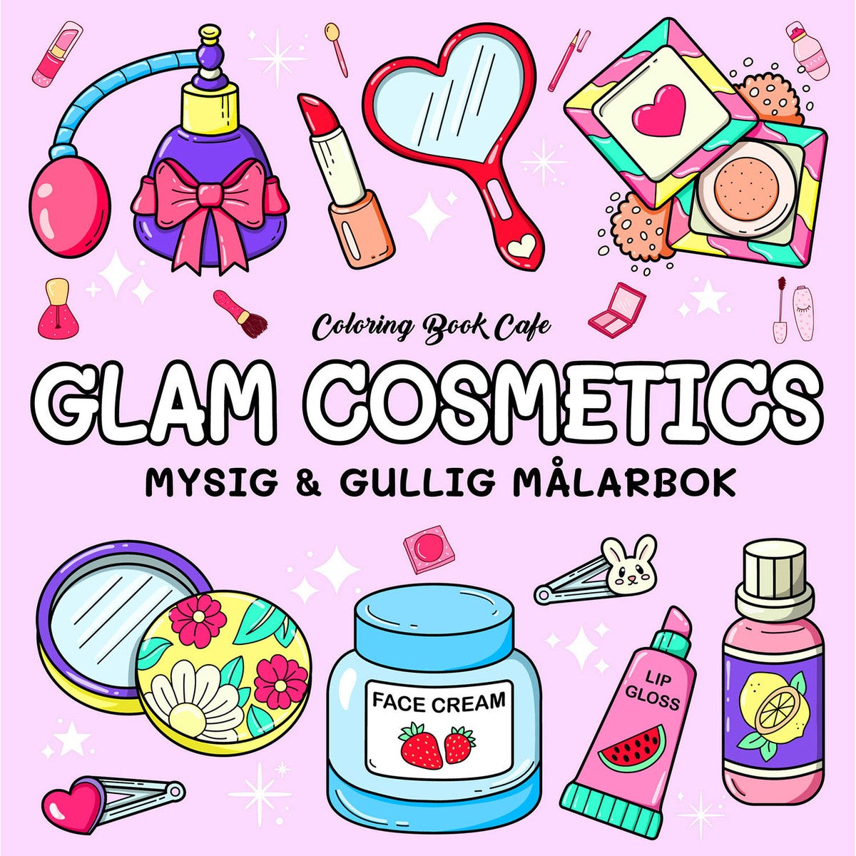 Målarbok: Cozy Glam Cosmetics