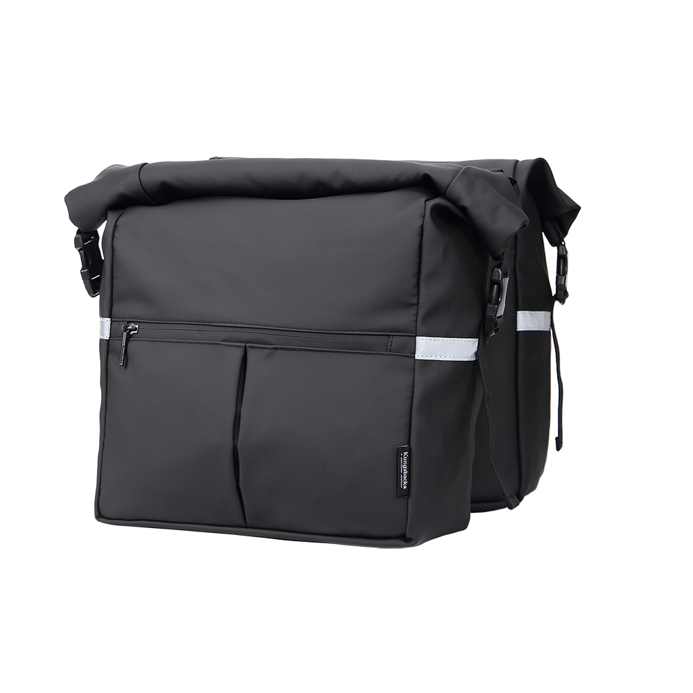 KUNGSBACKA Bikebag Gorm Double Carrier Black