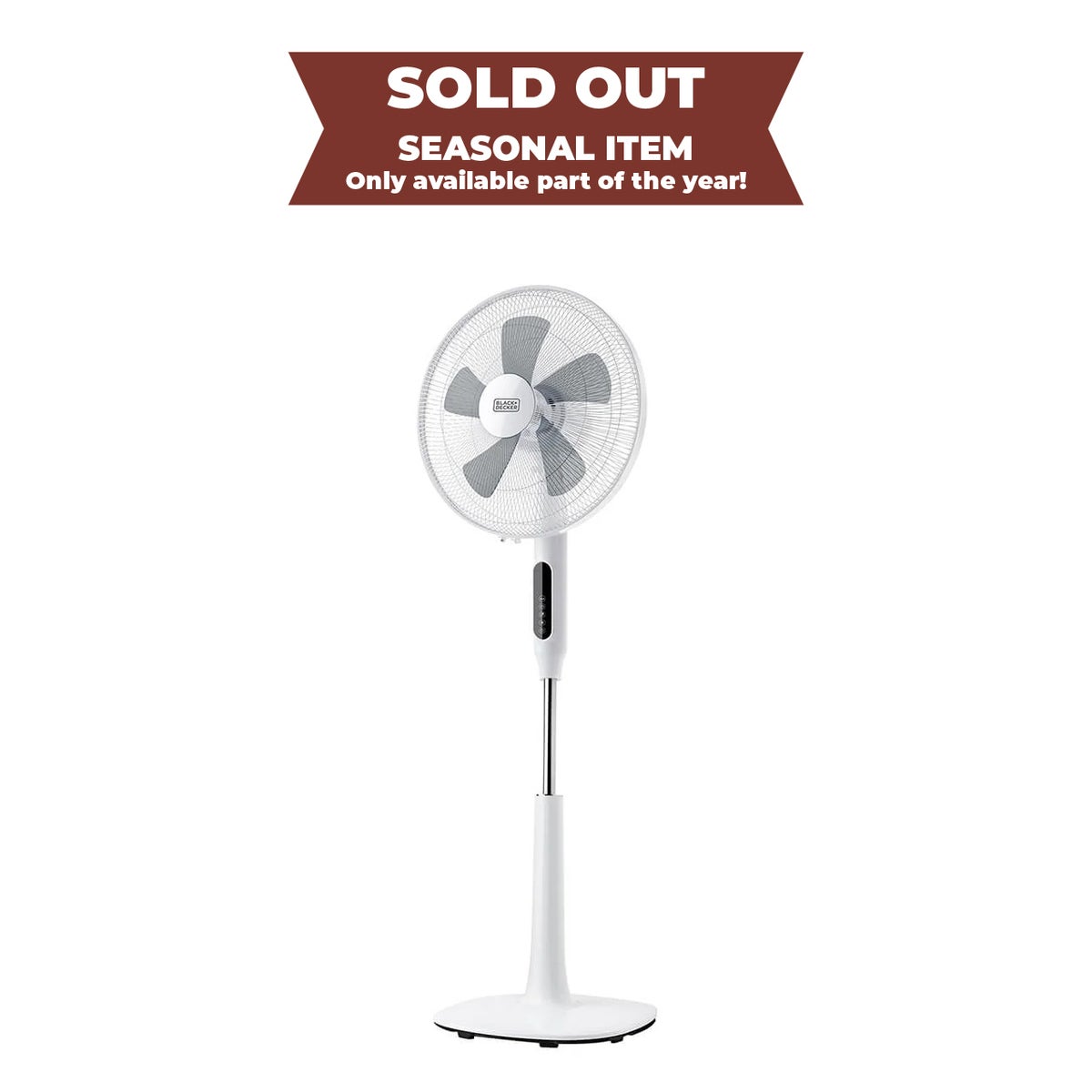 Gulvventilator 5 Blade Hvid