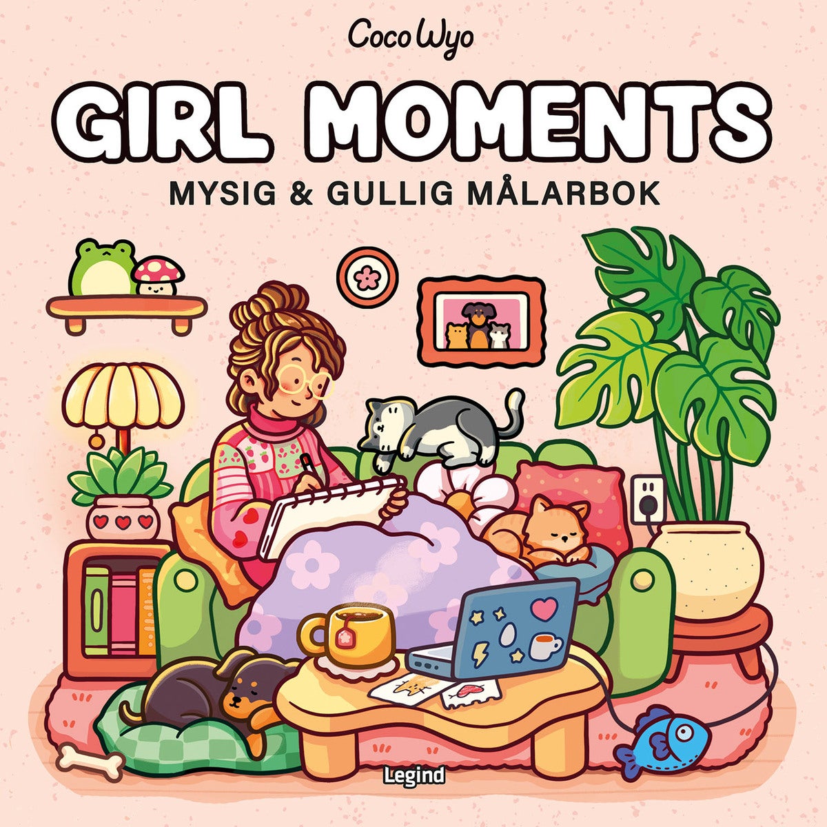 Målarbok: Girl Moments