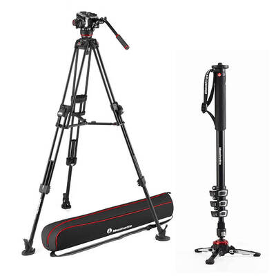 645 Fast Video Head 504X Monopod Video Bundle