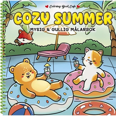 Deluxe Målarbok: Cozy Summer