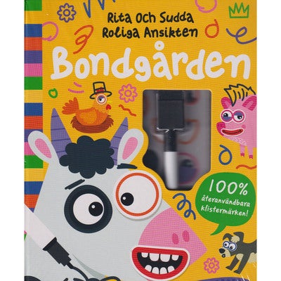 Rita och sudda roliga ansikten: Bondgården