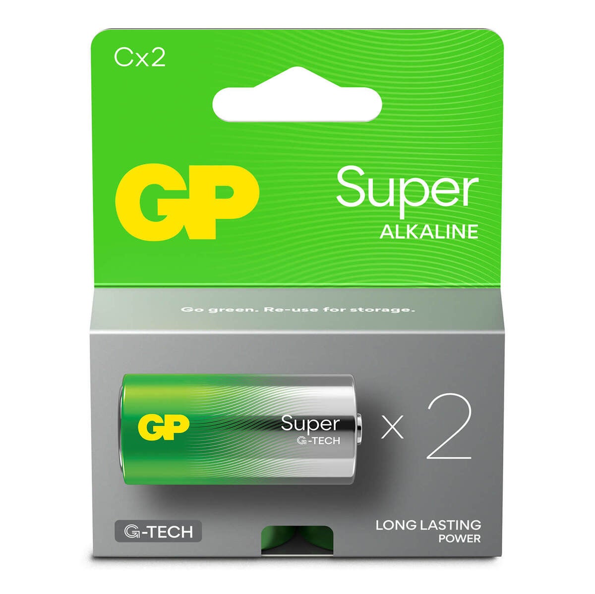 Battery Super Alkaline C LR14 2-Pack