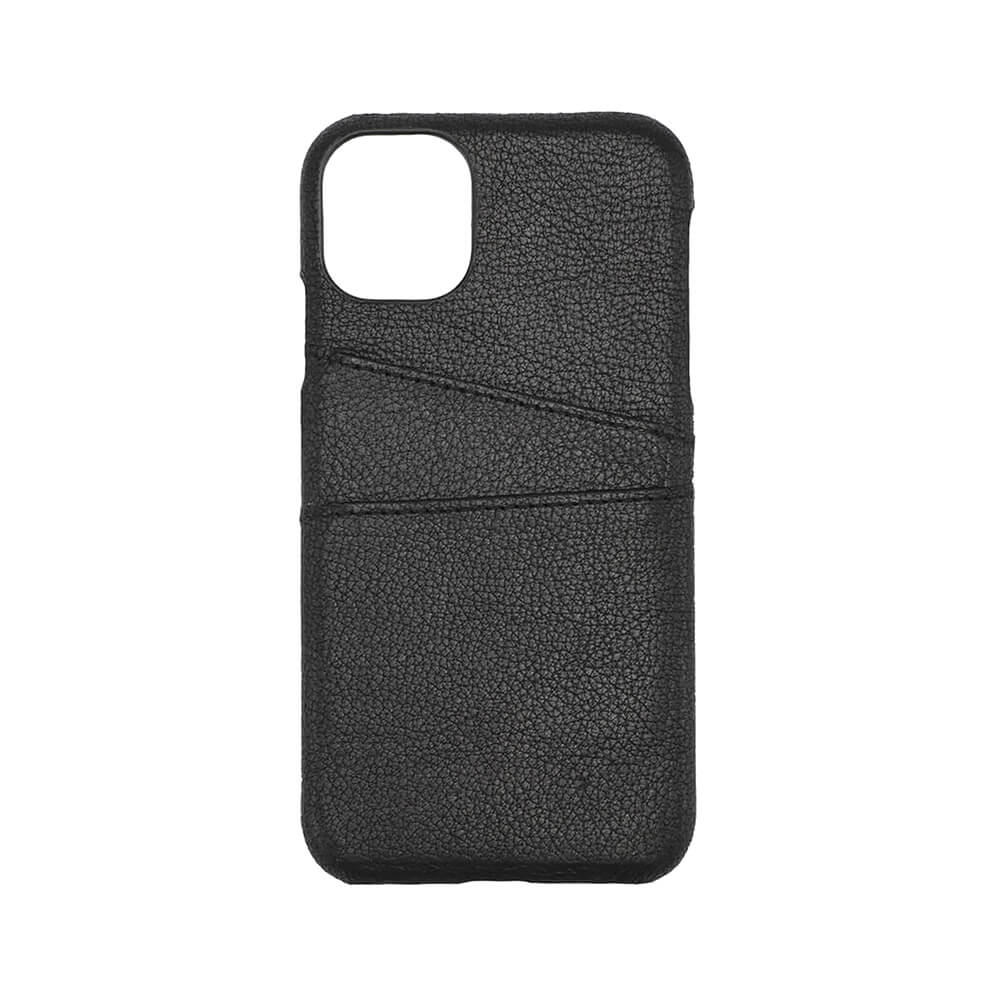 Mobile Cover Leather Black iPhone 11
