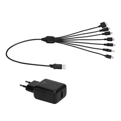 EGOGEAR 7in1 Cable SCH7 AC Adapter for Retro Consoles