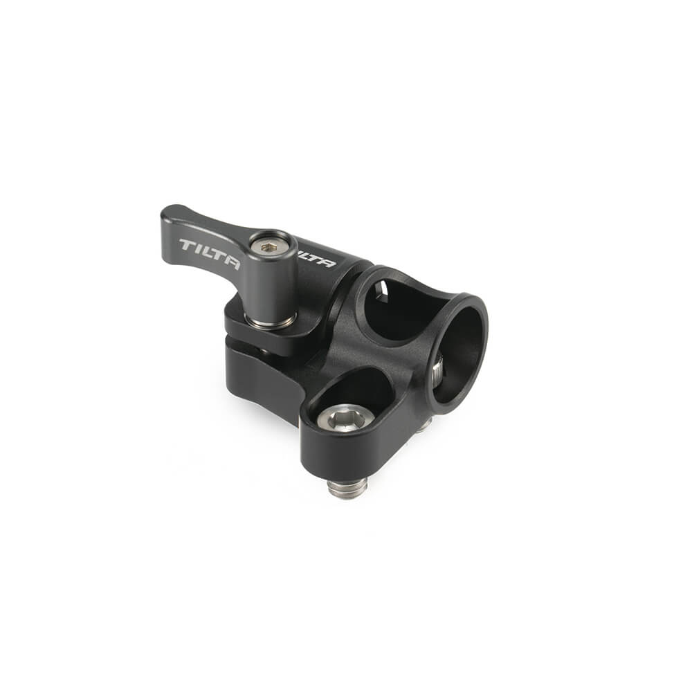 15mm Rod Holder to Dual 1/4"-20 Adapter Black