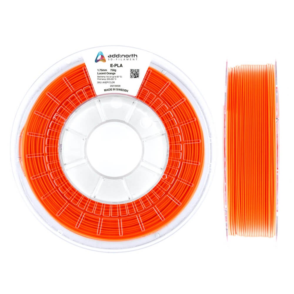 E-PLA 1.75mm 750g Lucent Orange