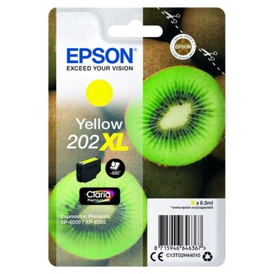 EPSON Ink C13T02H44010 202XL Yellow Kiwi