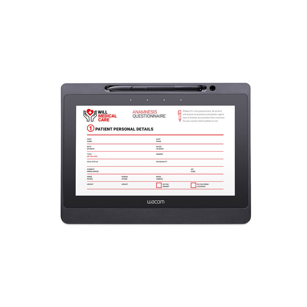 WACOM Signature Pad DTU1141B-CH2 with Sign Pro PDF