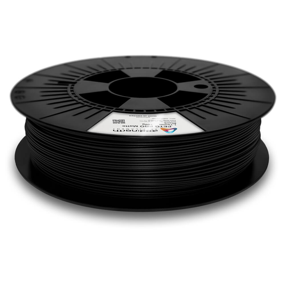PETG PRO Matt 1.75mm - 750g Svart
