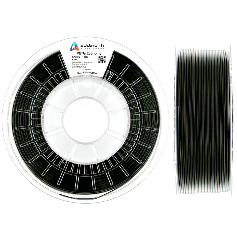 ADDNORTH PETG Economy 1.75mm 1000g Black