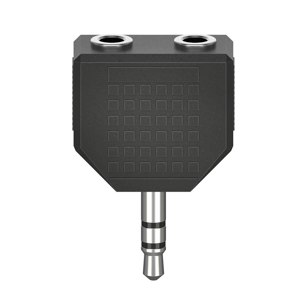 Adapter Audio 2x 3.5 Socket to 3.5 Plug Stereo
