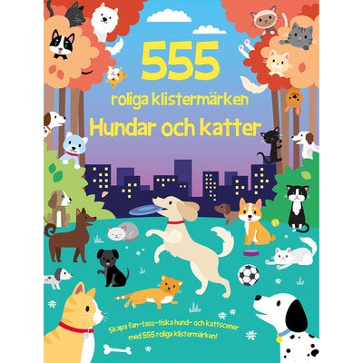 555 roliga klistermärken: Hundar och katter