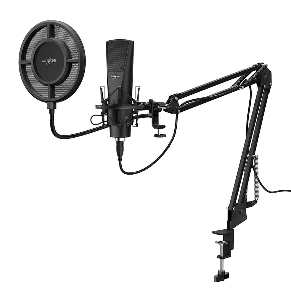 URAGE Microphone Stream 800 HD Studio Streaming Black