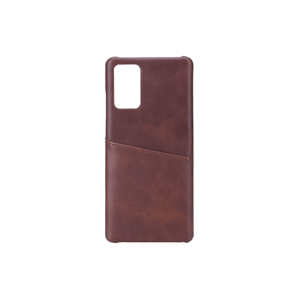 Mobile Cover Brown with Cardpocket Samsung Note 20 5G  
