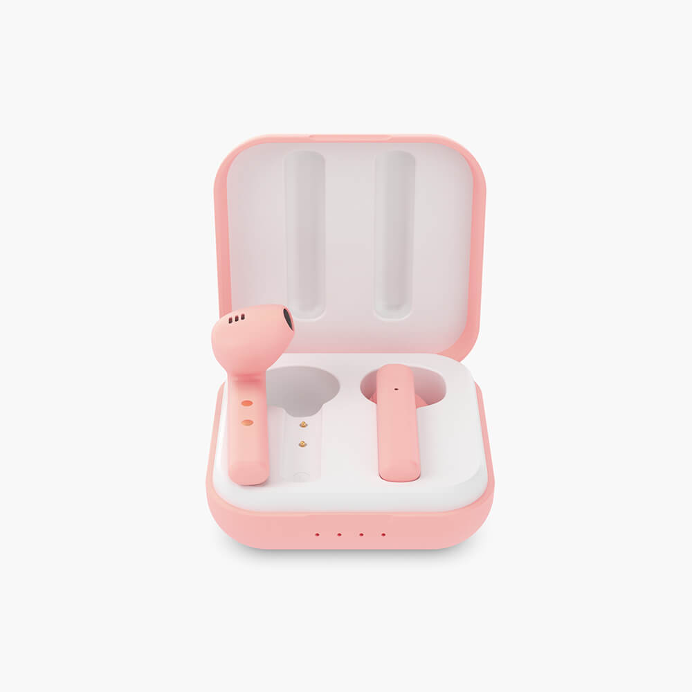 LEDWOOD Headphone Hubble TWS True Wireless In-Ear Pink Mic