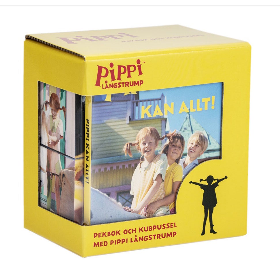 Pippi kan allt - Pekbok och kubpussel
