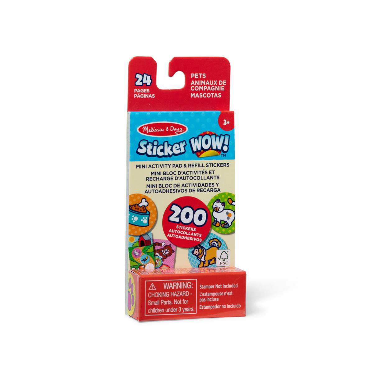 Sticker Wow! Mini Activity Pad & Refill Stickers : Pets