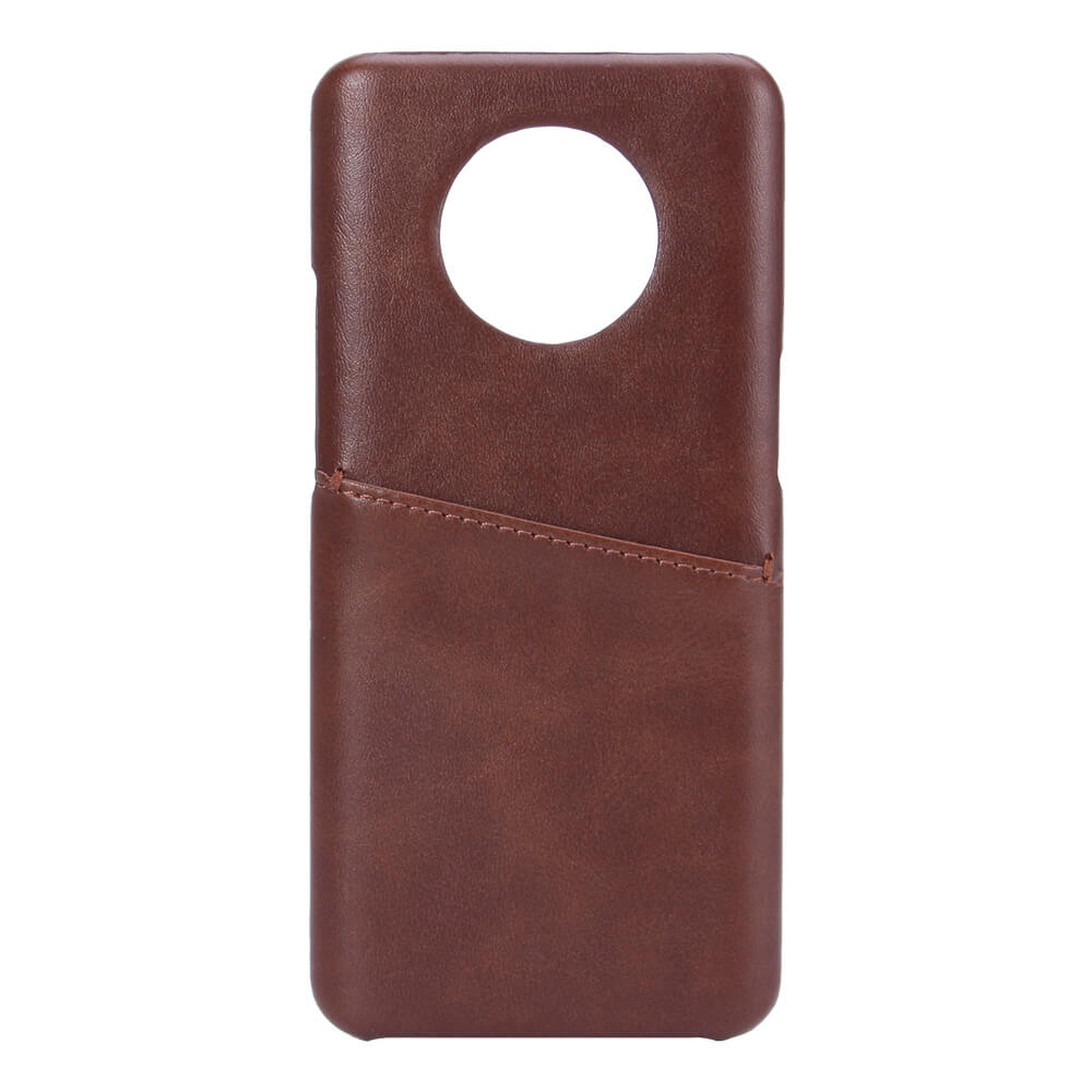 ONSALA Suojakuori Ruskea korttipaikalla Oneplus 7T  