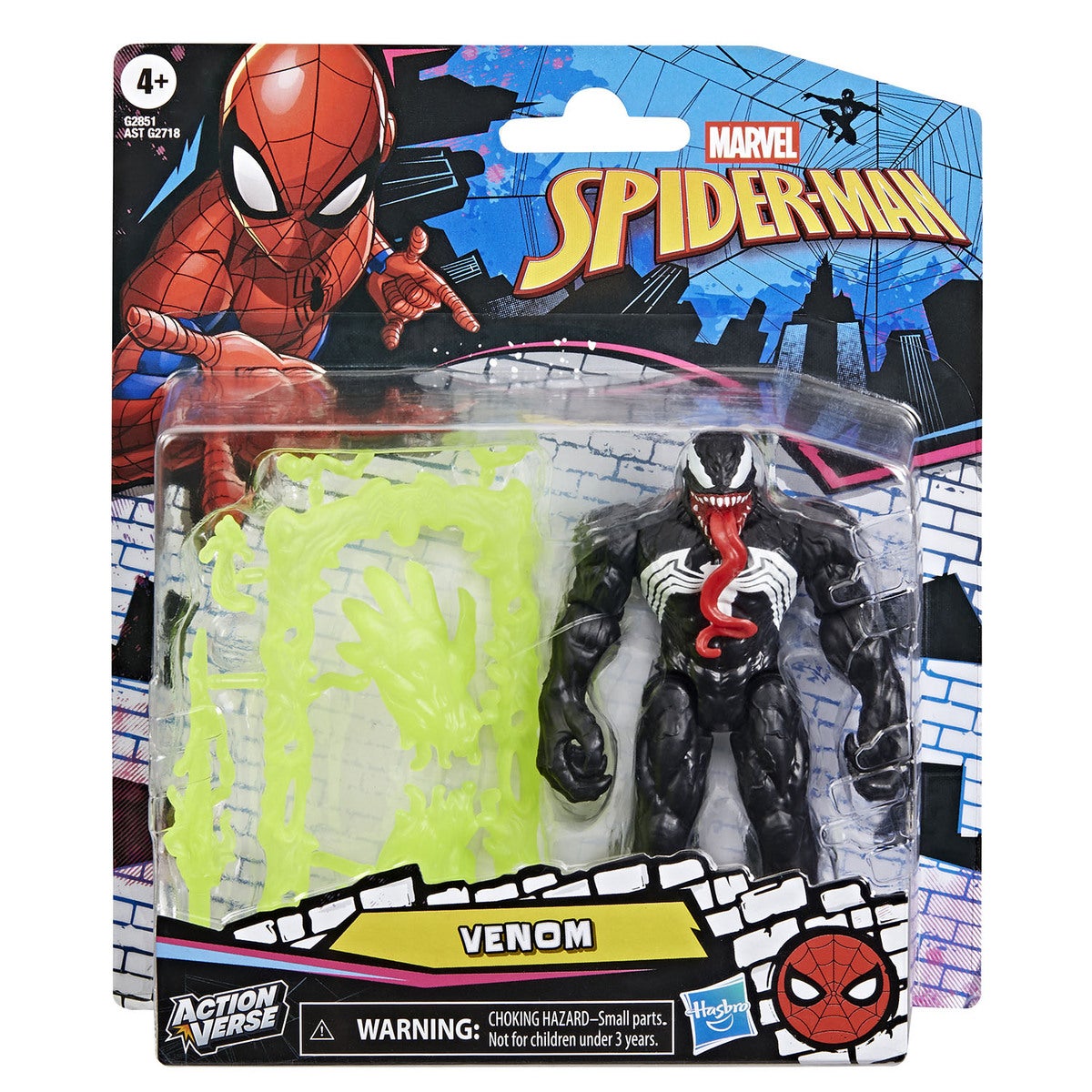 MARVEL Spider-Man 4,5in Figure ActionVerse Venom