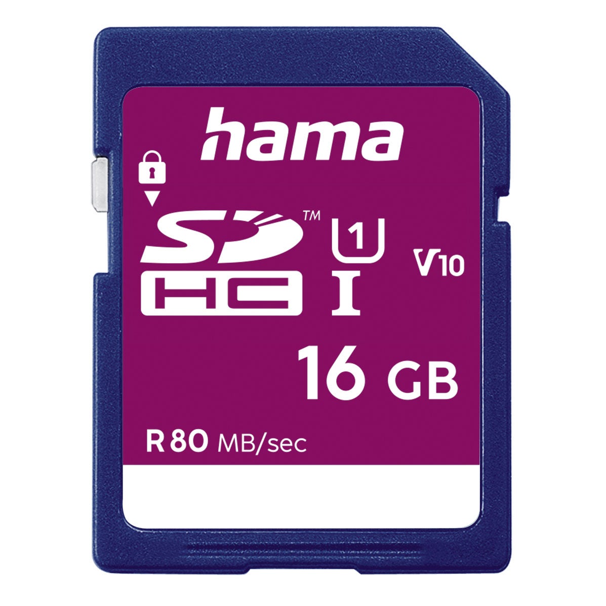 Memory Card SDHC 16GB Class 10 UI V10 80MB/s