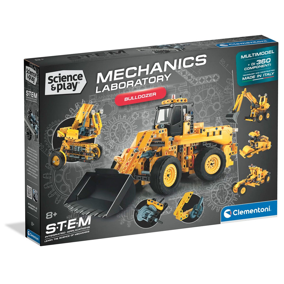 CLEMENTONI Science and Play Mechanics Bulldozer