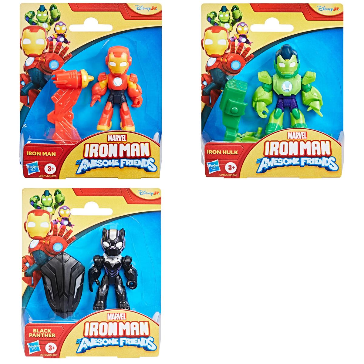 Iron Man And His Awesome Friends Figure IMF 2In1 MECH Lajiteltu