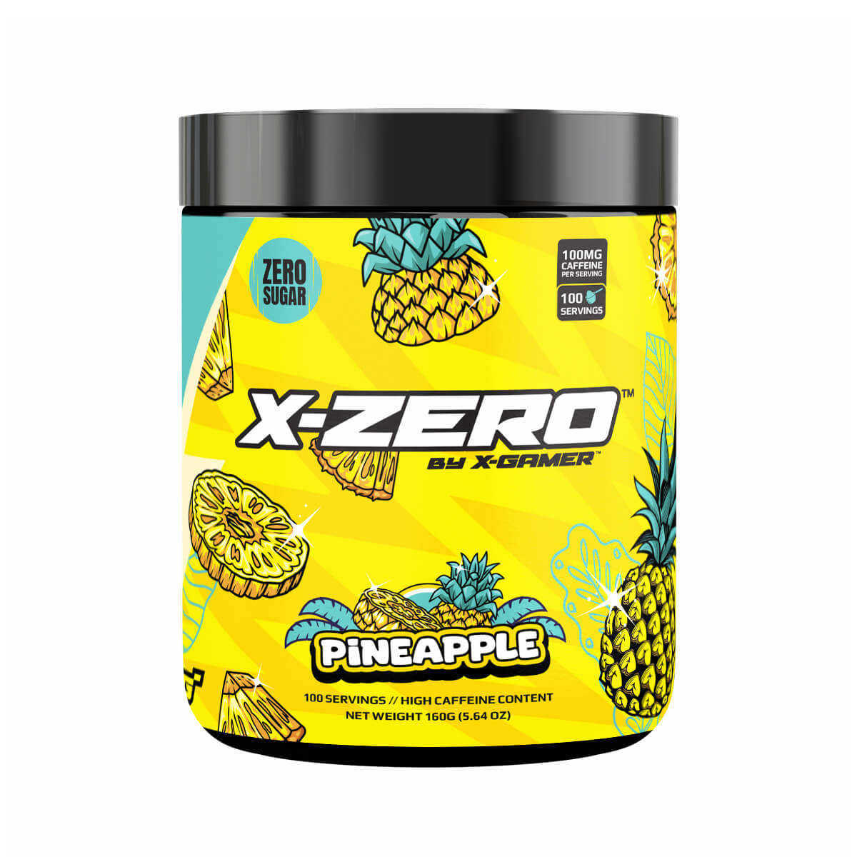 Energy Drink Powder X-Zero 160 gram Pineapple