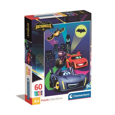 Puslespill 60 Pcs Batwheels