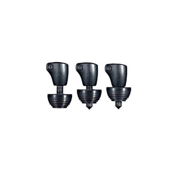 160SPK3 Tripod Spike/Rubber F eet, set of 3, black