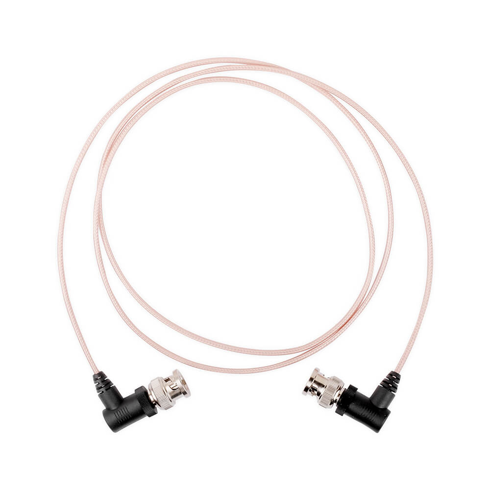 3G SDI Cable BNC Male-Male 25cm Angled Pluggs Extra Thinn