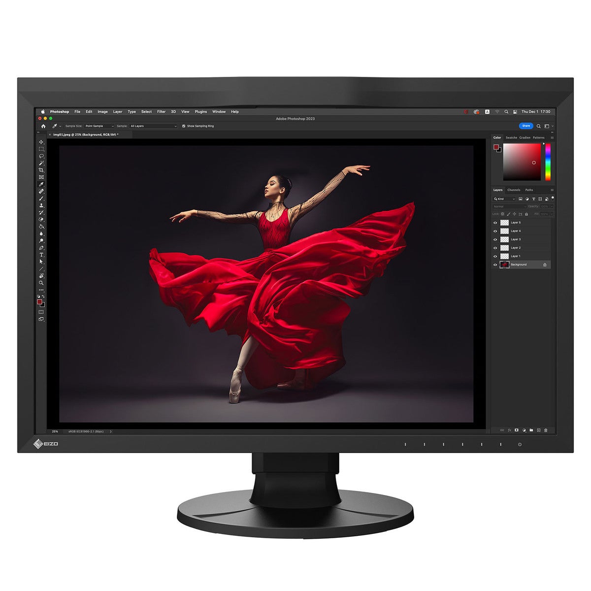 Coloredge Cg2400s 24" Srgb Högpresterande Kalibrering Med Kalibrator