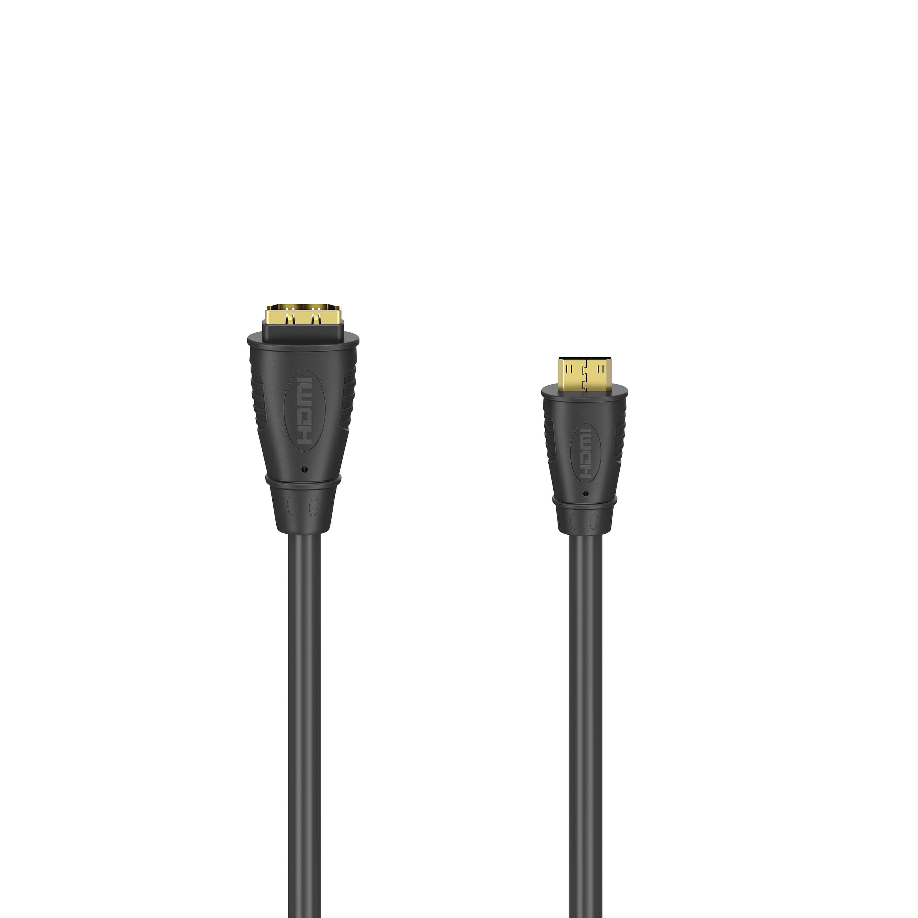 HAMA Adapter HDMI Mini C-HDMI Male-Female Gold Black 