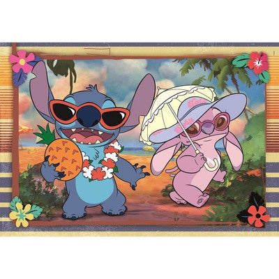 Puslespill 2x60 Pcs Disney Stitch