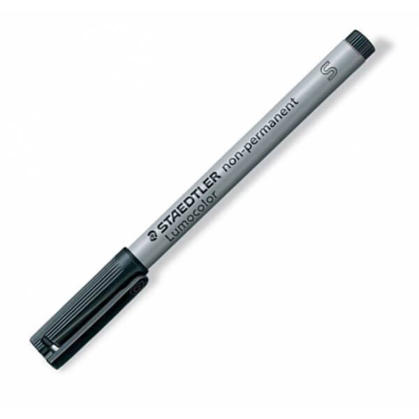GRAPHTEC Fiber-tip pen Black  Water based ink 10 pens 1 pack