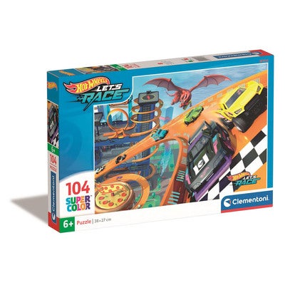 Puslespill 104 Pcs Hotwheels