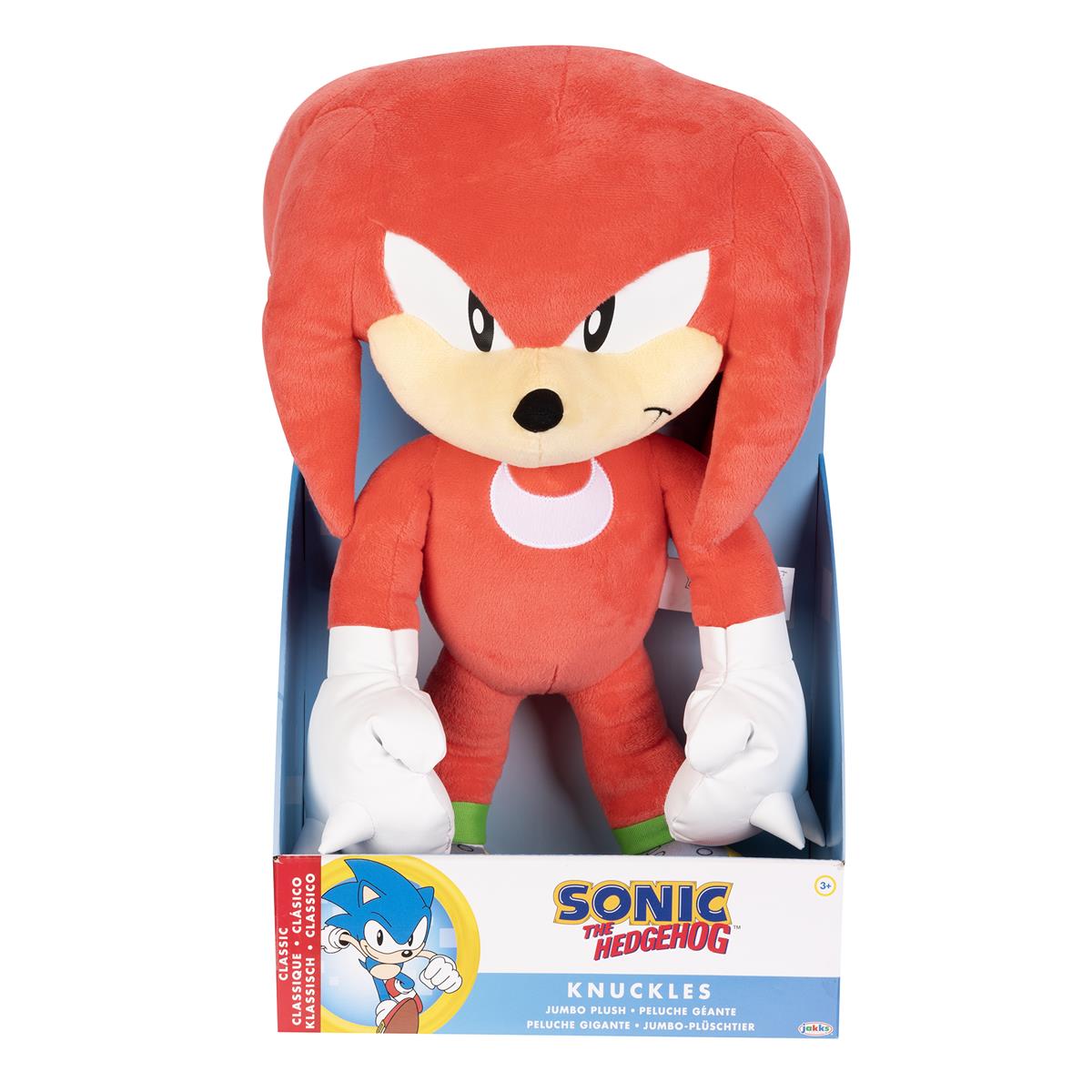 Sonic The Hedgehog Plush 18 Inch Jumbo Knuckles
