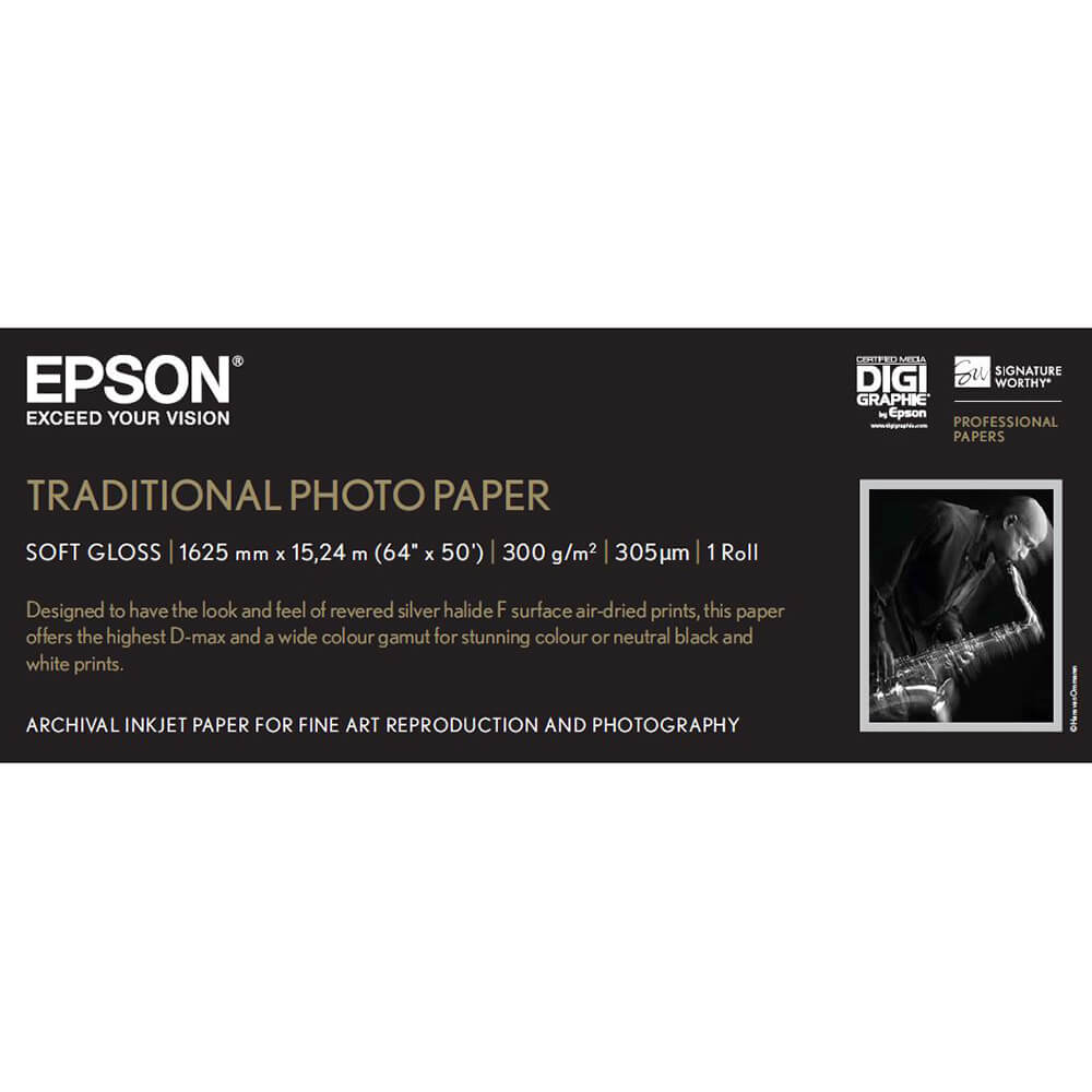 EPSON 64" Traditional Photo Paper 15m