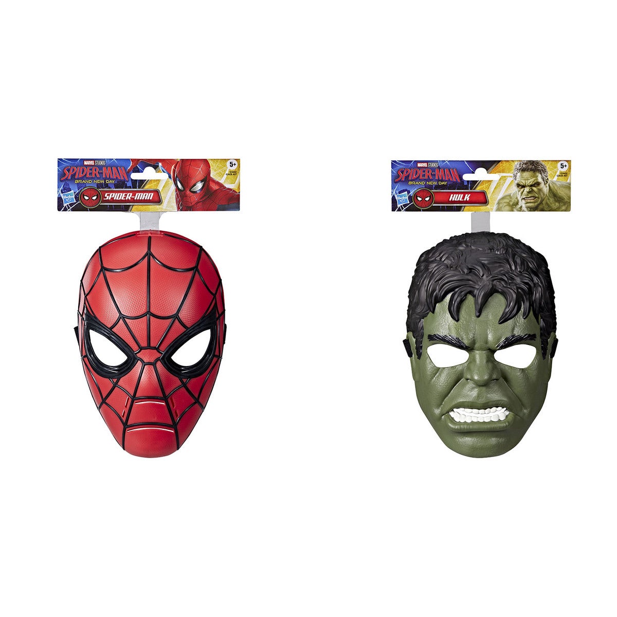 MARVEL Spider-Man BND Basic Mask Hulk and Spider-Man -Asst