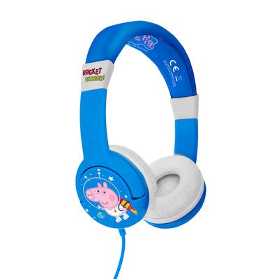 Hodetelefon On-Ear 85dB Rocket George Kablet