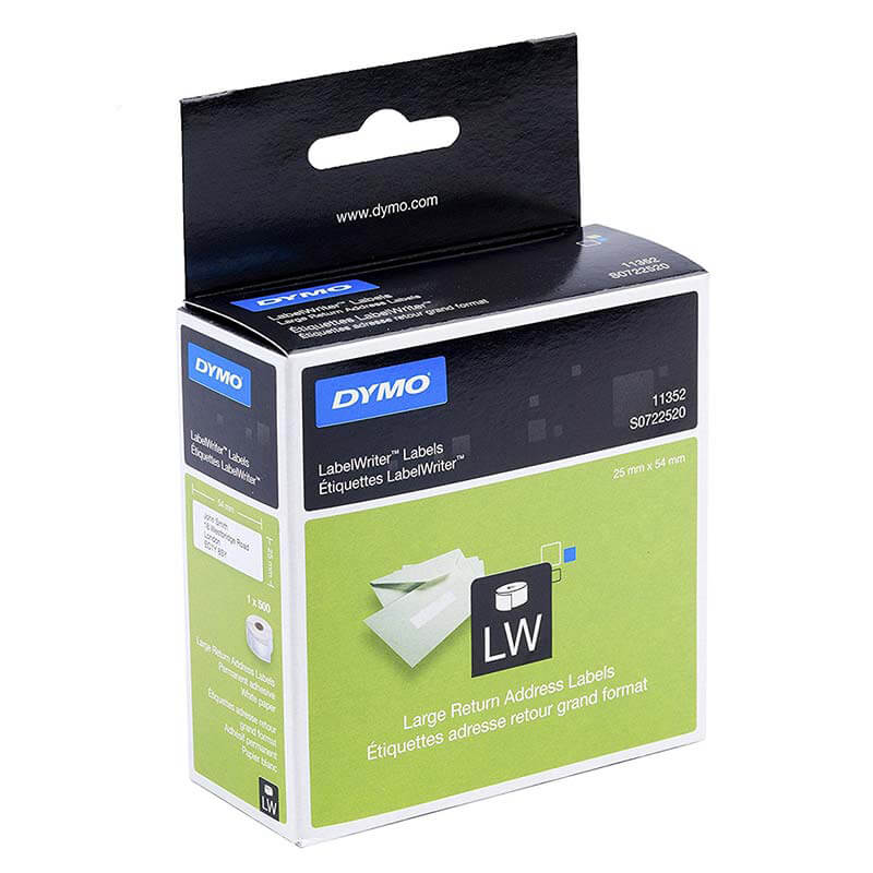 DYMO Labels S0722520 11352 Large Return Adress