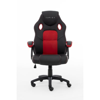 Gaming Chair GS-40 Compact PU & Fabric Black/Red