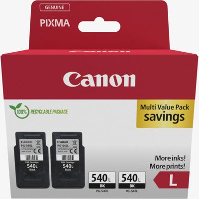 Muste 5224B020 PG-540L Musta 2-pack