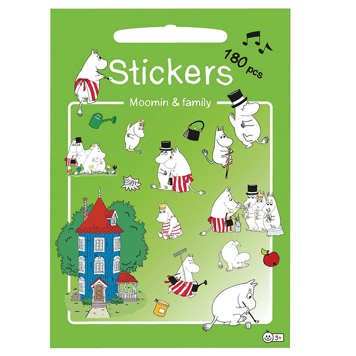 Klistermärken Moomin & Family (180 Stickers)