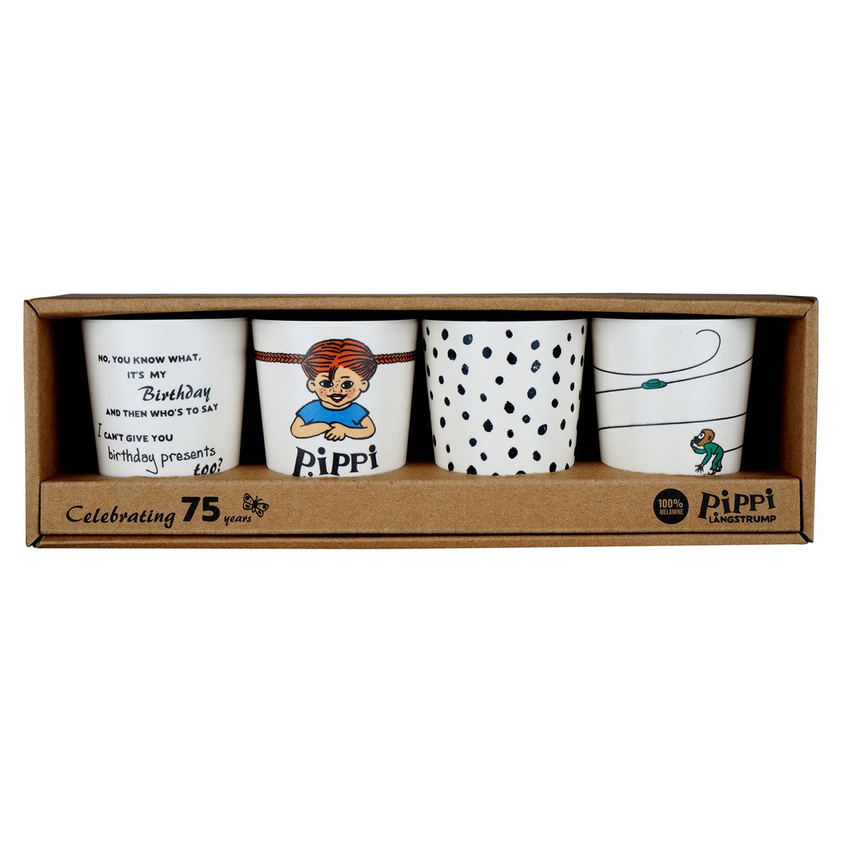 100% Melamine Tableware 4 Tumbler Set