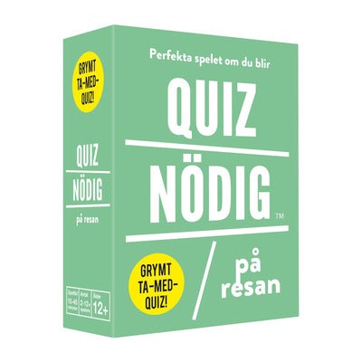 Matkapeli QuizNödig - På Resan (SE)