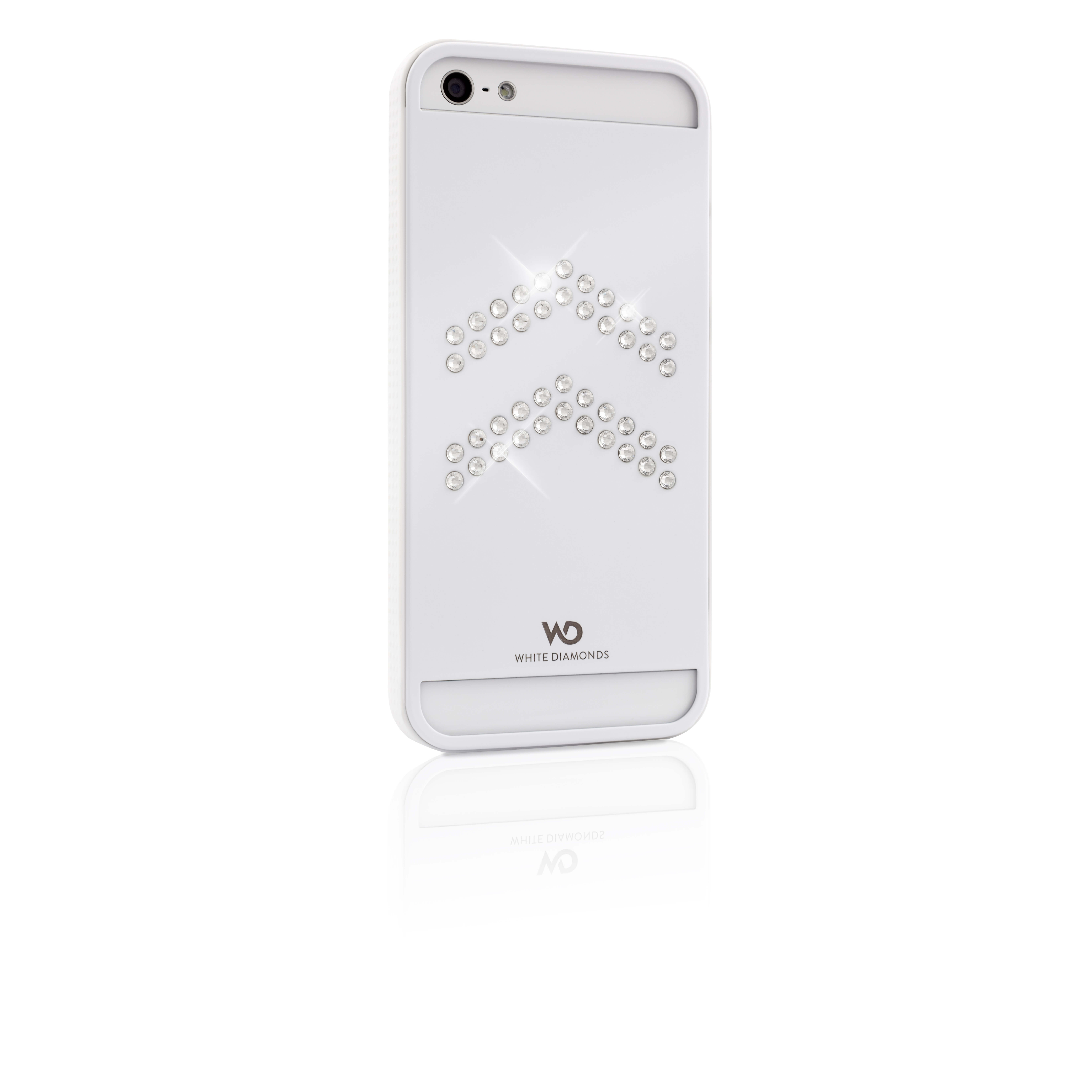 Mobile Phone Cover Metal Avia tor for iPhone 5, White